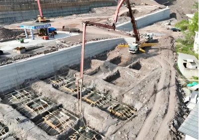 總投資4億元！食品產(chǎn)業(yè)園配套基礎(chǔ)設(shè)施項(xiàng)目施工現(xiàn)場(chǎng)